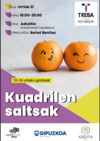 KUADRILEN SALTSAK: HITZALDIA TREBA NERABEAK